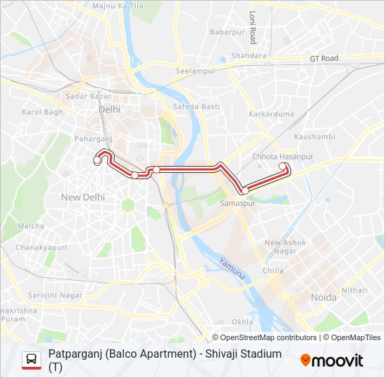 DS-020 Bus Line Map