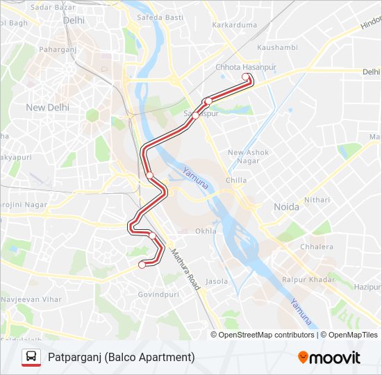 DS-017 Bus Line Map