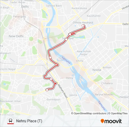 DS-017 Bus Line Map