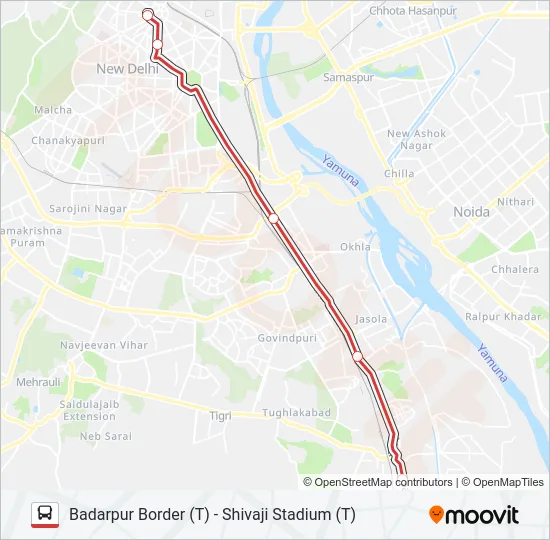 DS-012 Bus Line Map