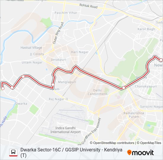 DS-025 Bus Line Map