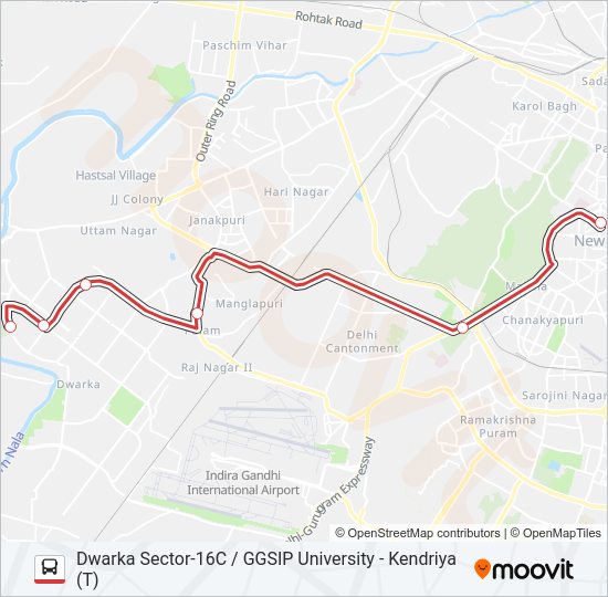 DS-025 Bus Line Map