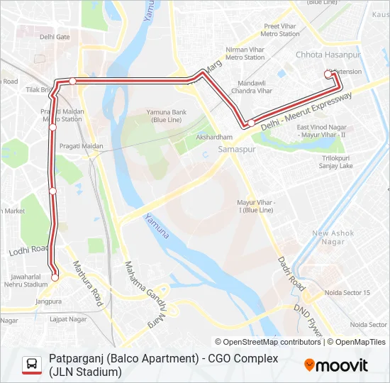 DS-018 Bus Line Map