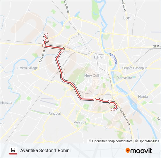 DS-032 Bus Line Map