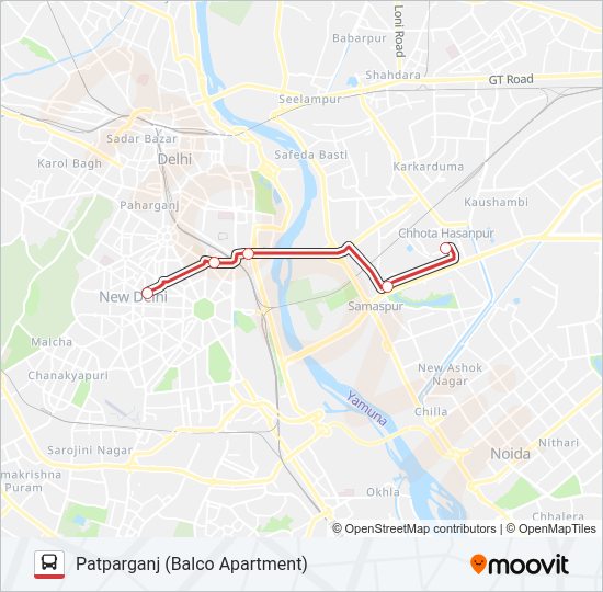 DS-019 Bus Line Map