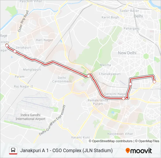 DS-014 Bus Line Map