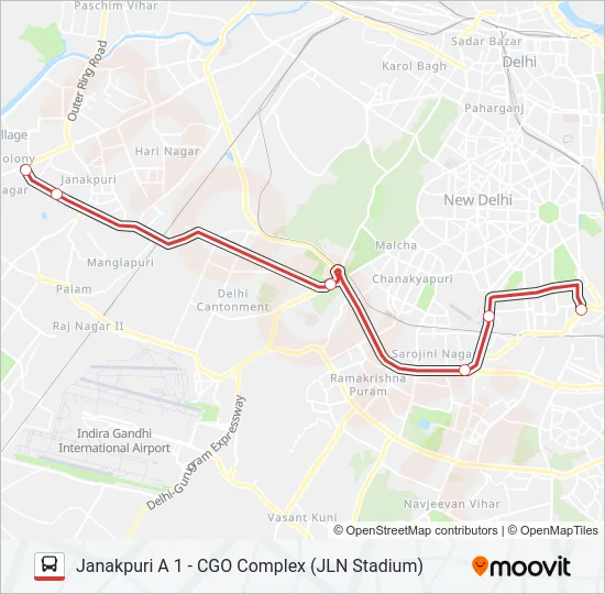 DS-014 Bus Line Map