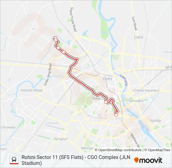 DS-033 Bus Line Map