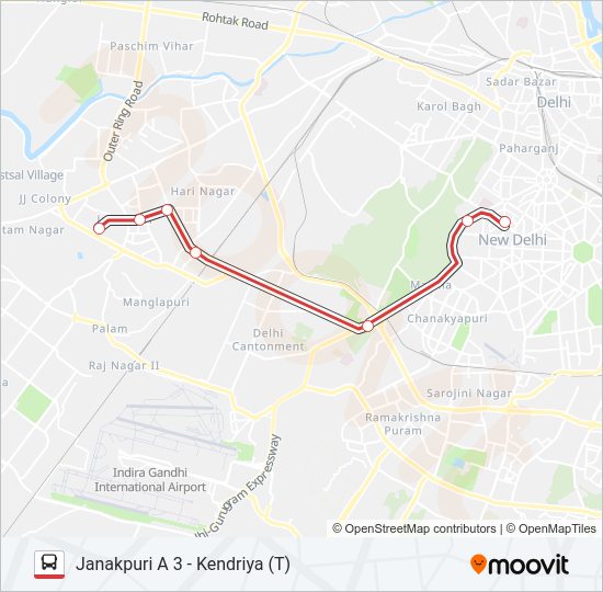 DS-030 Bus Line Map