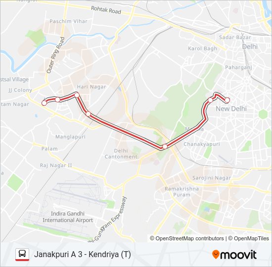 DS-030 Bus Line Map