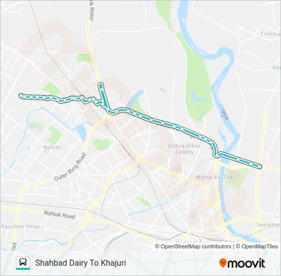 165A Bus Line Map