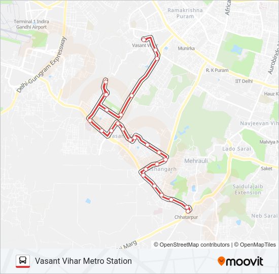 CIRCULAR Bus Line Map