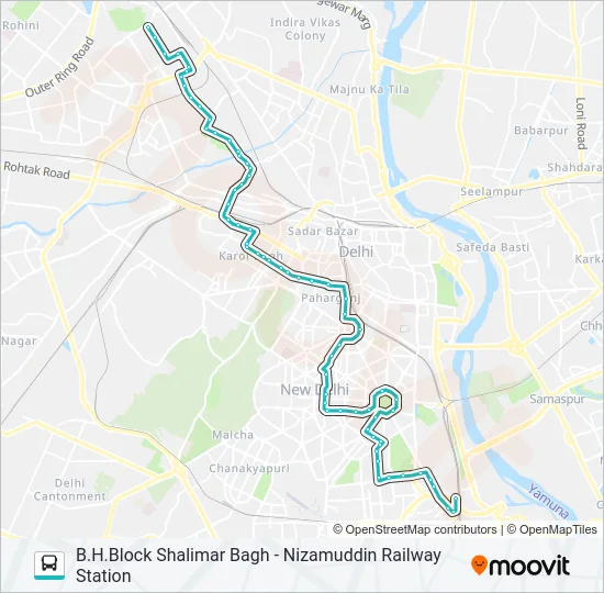 166 Bus Line Map