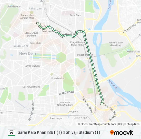 318 Bus Line Map