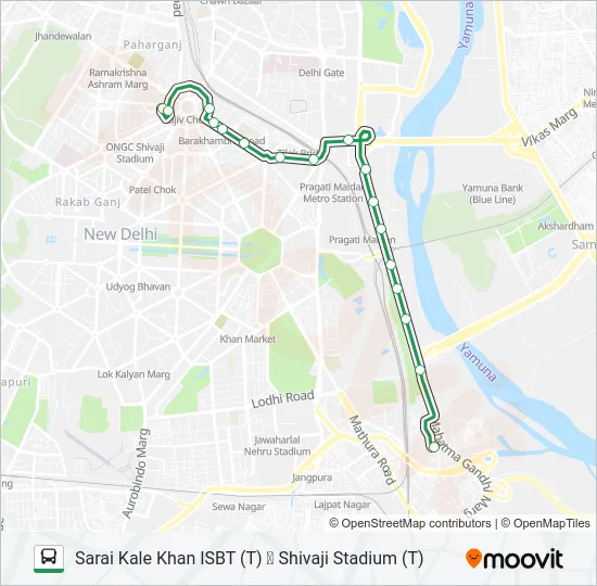 318 Bus Line Map