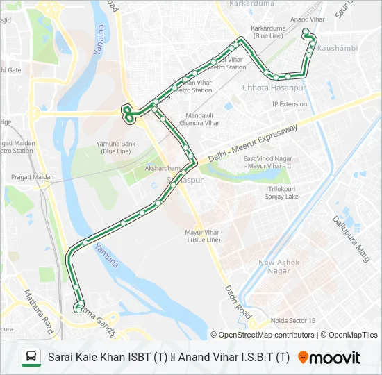 469 Bus Line Map