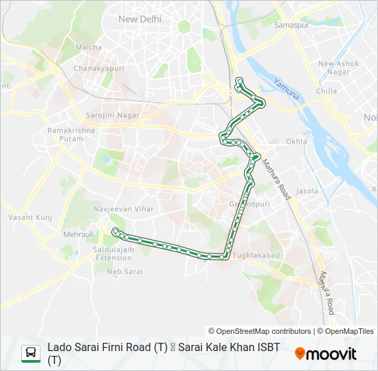 469 Bus Line Map