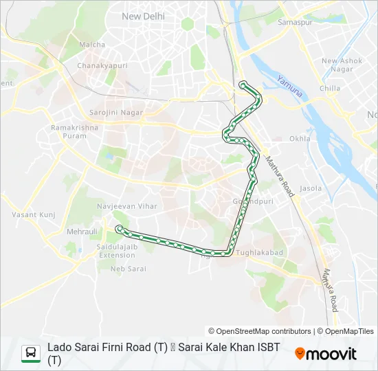 469 Bus Line Map