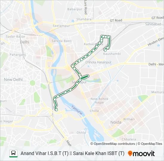 473 Bus Line Map