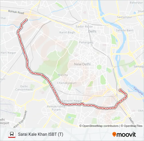 567 Bus Line Map