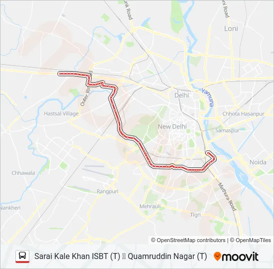 567 Bus Line Map