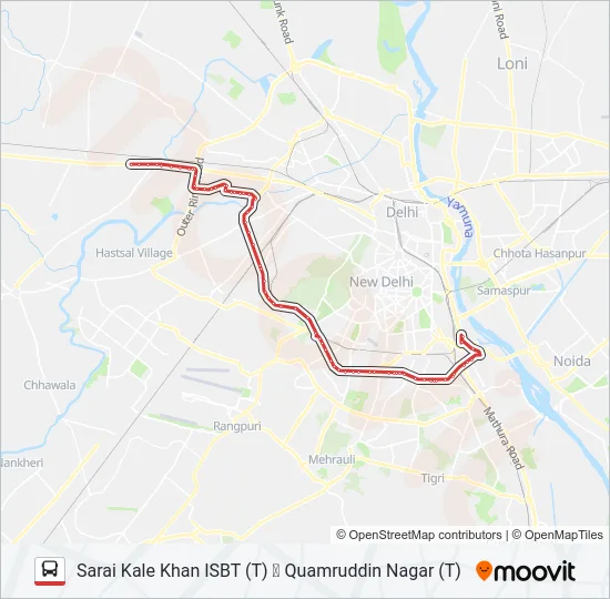 567 Bus Line Map