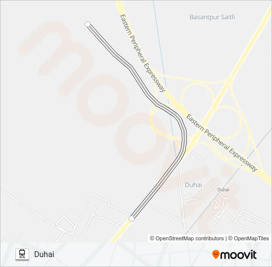 NCRTC Train Line Map