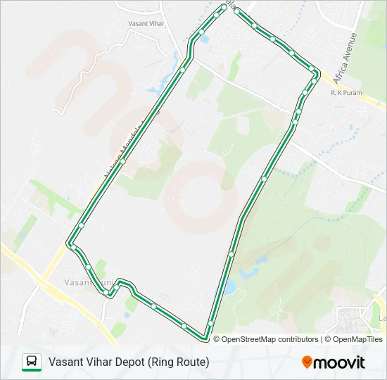 MBS-005 Bus Line Map