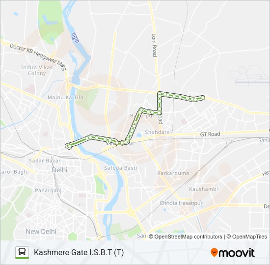 213 Bus Line Map