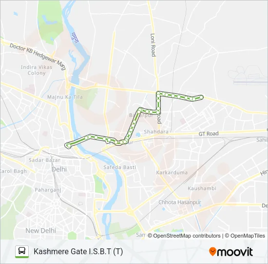213 Bus Line Map