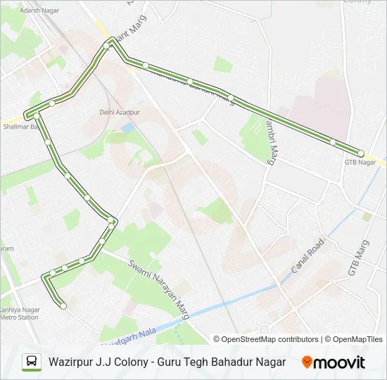 235 Bus Line Map
