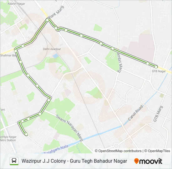 235 Bus Line Map