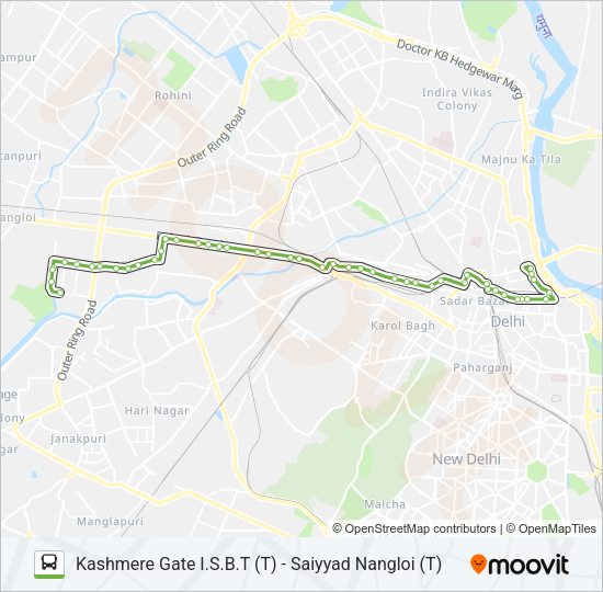 233STL Bus Line Map