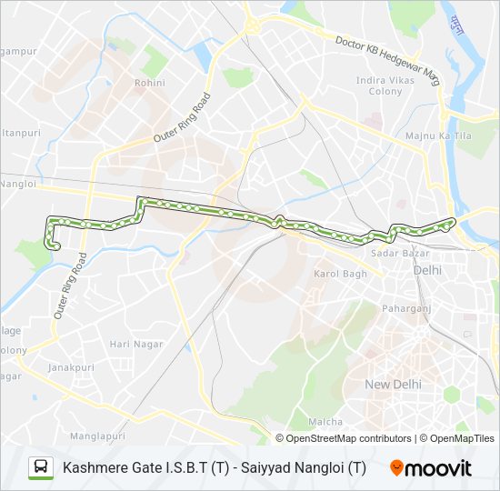 233STL Bus Line Map