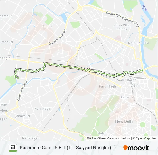 233STL Bus Line Map