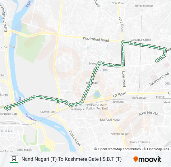 241 Bus Line Map
