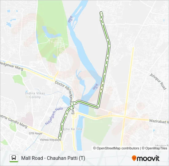 258 Bus Line Map