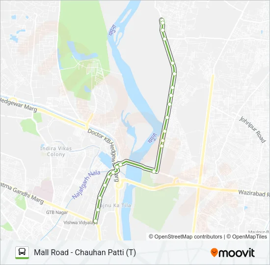 258 Bus Line Map