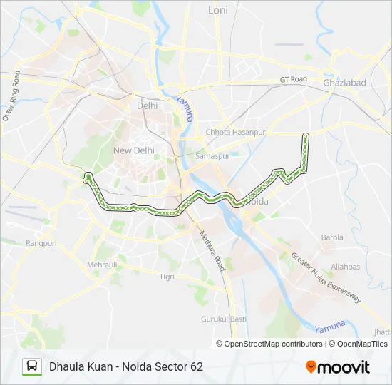 392 Bus Line Map