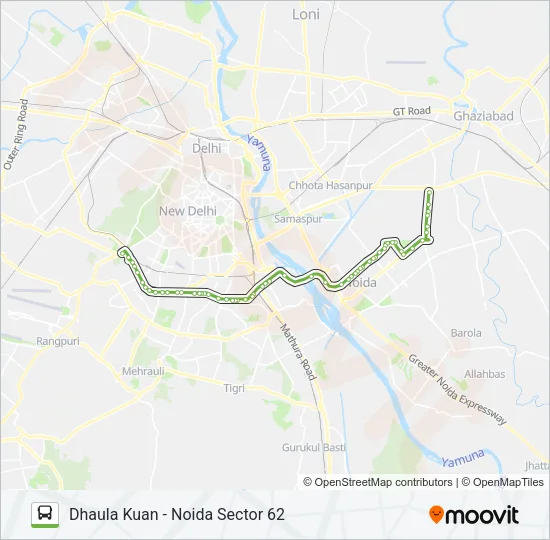 392 Bus Line Map