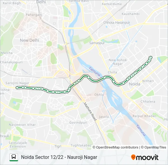 392 Bus Line Map