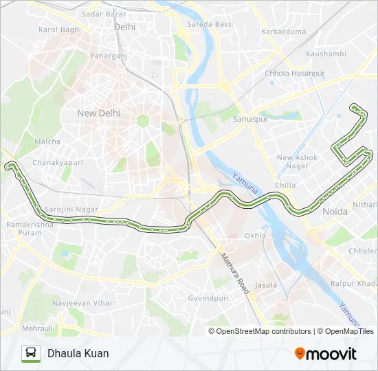 398 Bus Line Map
