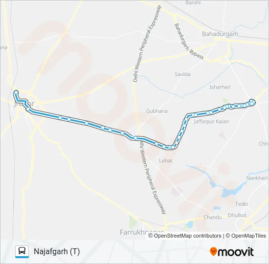 NCR Bus Line Map