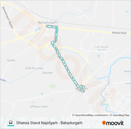 NCR Bus Line Map