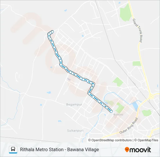 990C Bus Line Map