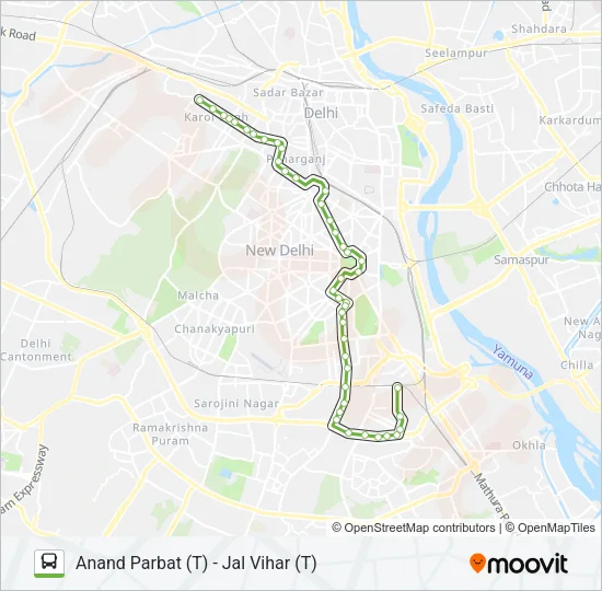 450 Bus Line Map