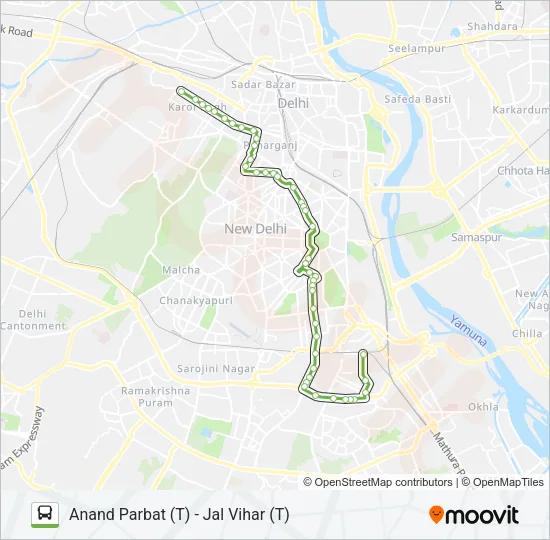 450 Bus Line Map