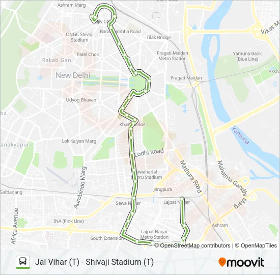 450 Bus Line Map