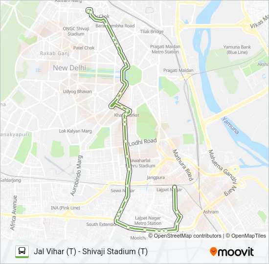 450 Bus Line Map