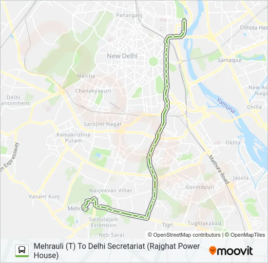 356 Bus Line Map